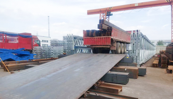 Comanda client din Malaezia — Test de încărcare a podului Bailey de 45 m